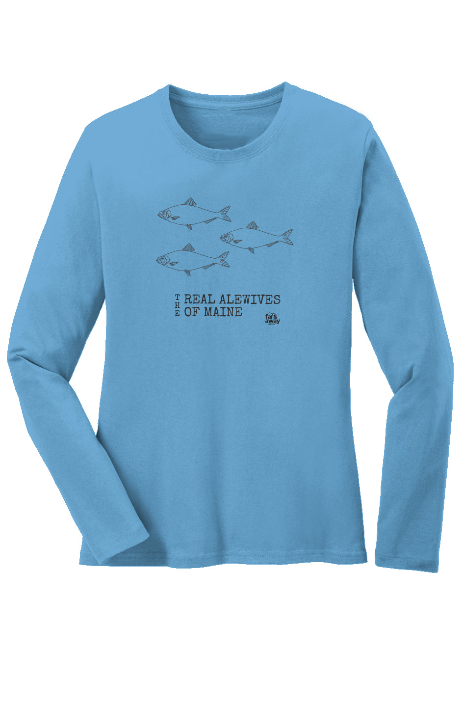 Real Alewives of Maine, Women's Long Sleeve T-shir
